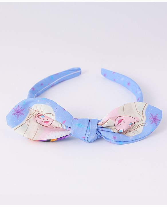 Babyhug Disney Frozen Hair Accessories Combo Set With Bow Applique  - Blue