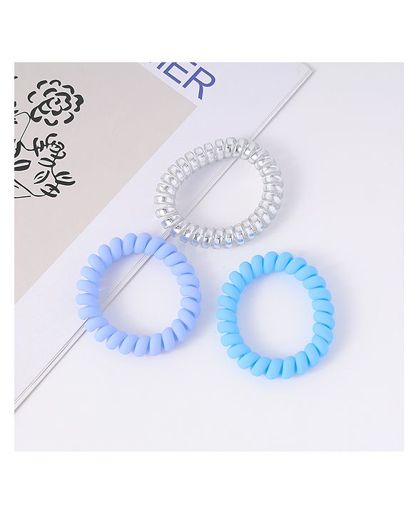 Babyhug Disney Frozen Hair Accessories Combo Set With Bow Applique  - Blue