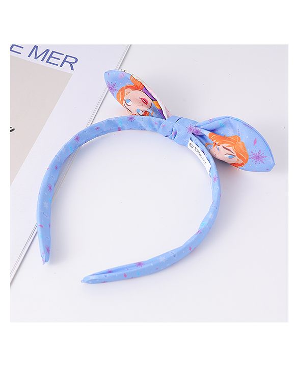 Babyhug Disney Frozen Hair Accessories Combo Set With Bow Applique  - Blue