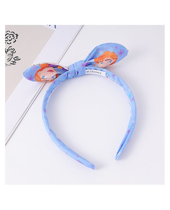 Babyhug Disney Frozen Hair Accessories Combo Set With Bow Applique  - Blue