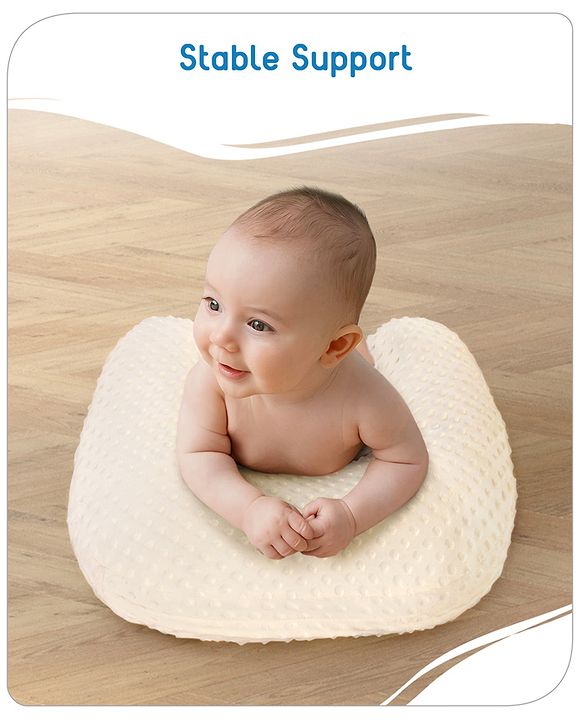 Babyhug Bubble Feeding Pillow - White