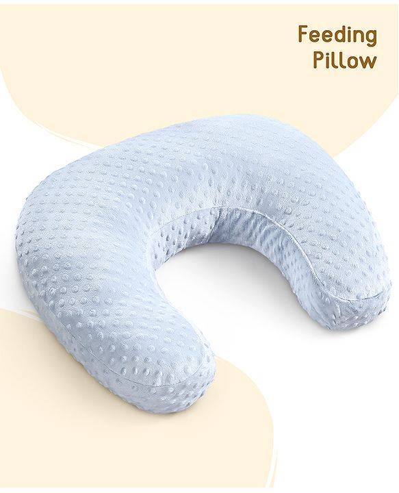 Babyhug Bubble Feeding Pillow - White | Fits upto waist size 36 inches