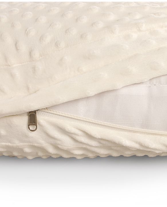 Babyhug Sleeping Bag Feeding Pillow & Blanket Combo Set with Giraffe Embroidery - White