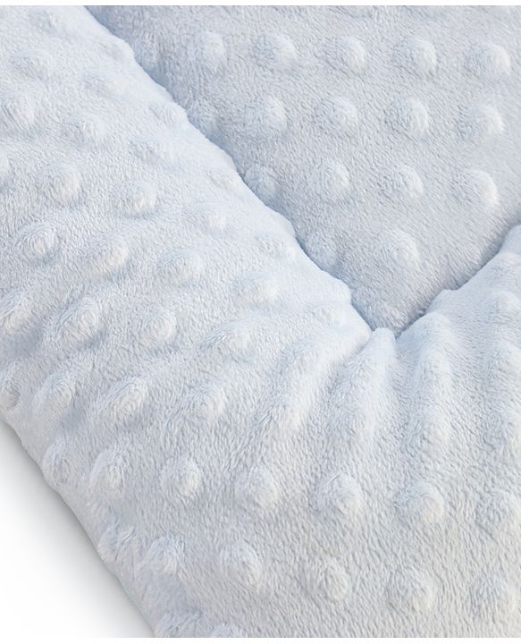 Babyhug Sleeping Bag Feeding Pillow & Blanket Combo Set with Giraffe Embroidery - White | Fits upto waist size 36 inches