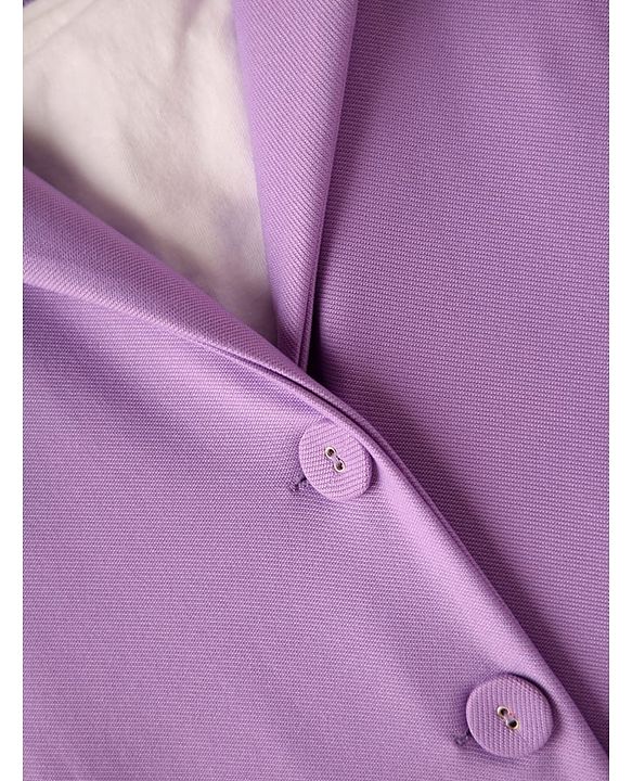 Babyhug Woven Full Sleeves Solid Colour Party Suit With Inner Top - Lilac