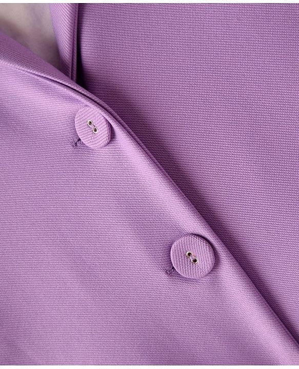 Babyhug Woven Full Sleeves Solid Colour Party Suit With Inner Top - Lilac