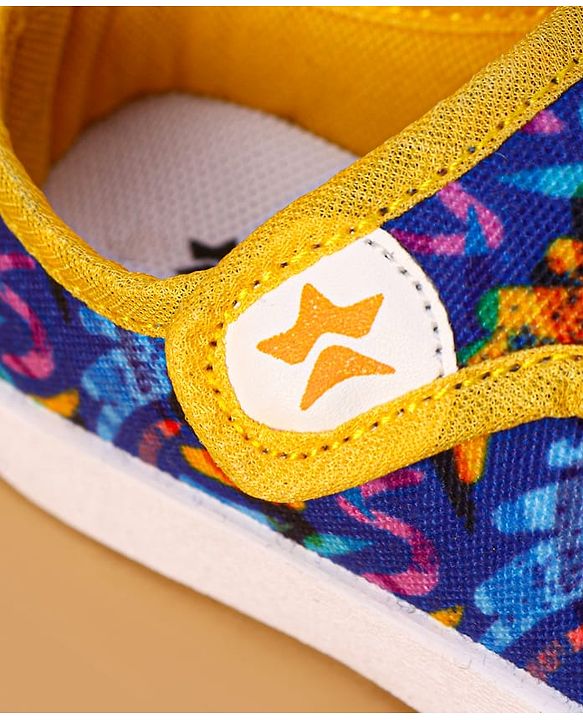 Cute Walk by Babyhug Velcro Closure Doodle Printed Casual Shoes