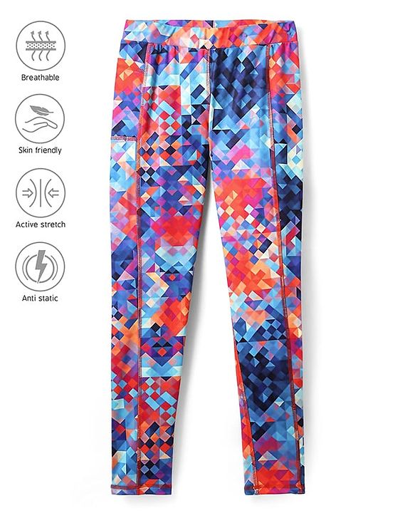 Pine Active Full Length Super Stretch Leggings - Multicolour