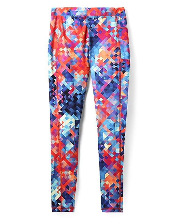 Pine Active Full Length Super Stretch Leggings - Multicolour