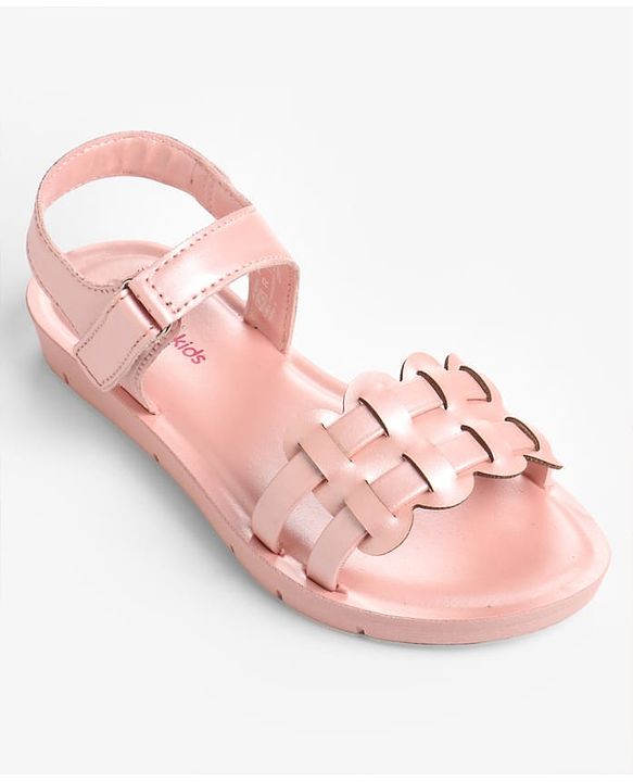 Pine Kids Sandals with Velcro Closure - Pink