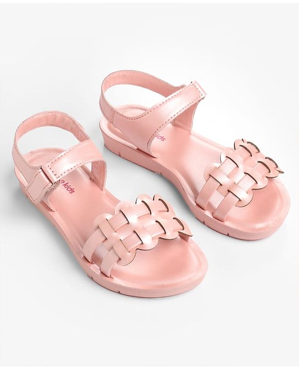 Pine Kids Sandals with Velcro Closure - Pink