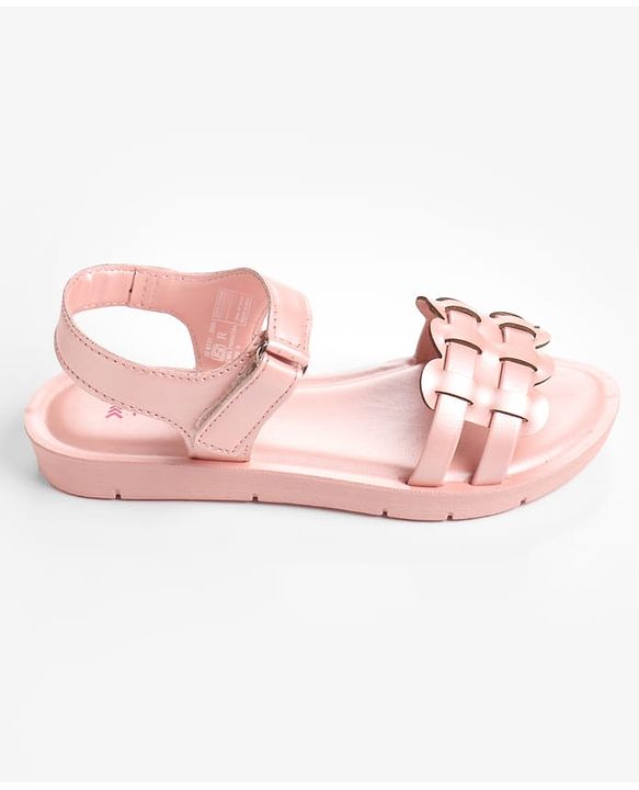 Pine Kids Sandals with Velcro Closure - Pink