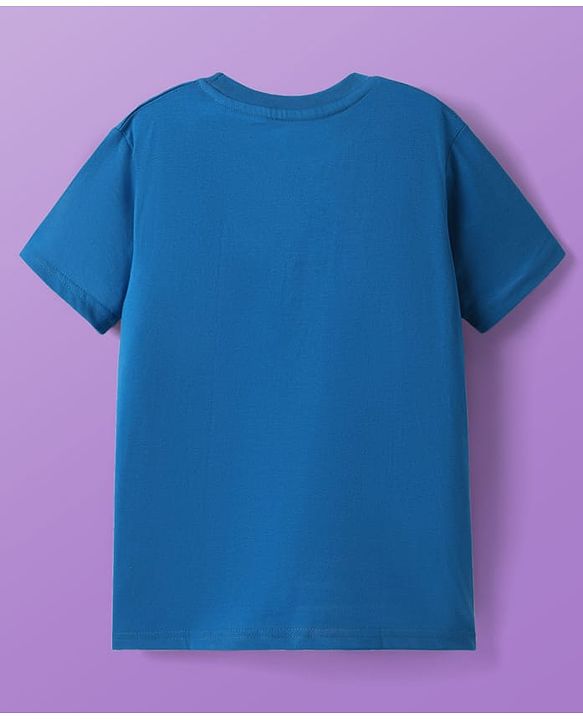 Pine Kids Cotton Knit Half Sleeves T-Shirts With Surf Theme Print Pack of 3 - Blue & White