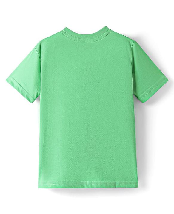 Pine Kids Cotton Knit Half Sleeves T-Shirts with Text Print Pack of 3 - Red Yellow & Light Green