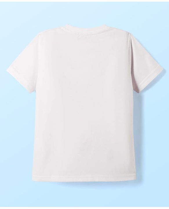 Pine Kids Cotton Knit Half Sleeves T-Shirts With Power Text Print Pack Of 3  - Red Yellow & White