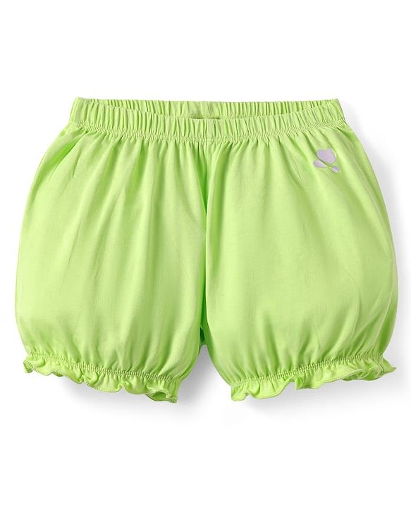 Pine Kids Cotton Knit Bloomers with Placement Print -Pack Of 3 (Color May Vary)