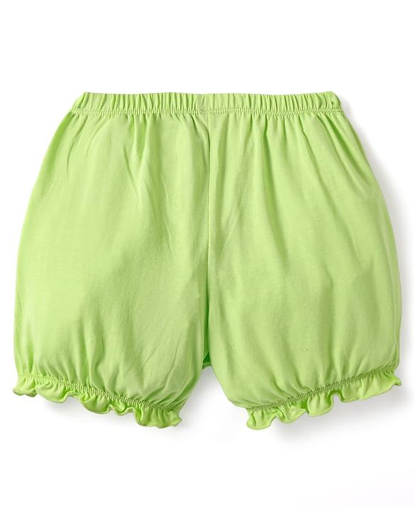 Pine Kids Cotton Knit Bloomers with Placement Print -Pack Of 3 (Color May Vary)