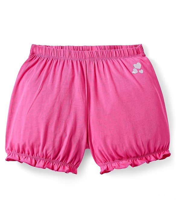 Pine Kids Cotton Knit Bloomers with Placement Print -Pack Of 3 (Color May Vary)