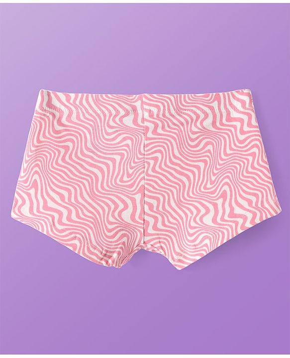 Pine Kids Cotton Knit Hipster Panties with Text Print Pack of 3 (Colour May Vary)