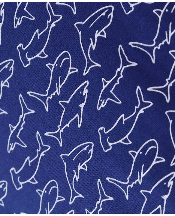Pine Kids Cotton Knit Sleeveless Fish Printed Vests Pack of 3 (Colour & Print May Vary)