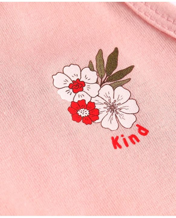 Pine Kids Cotton Knit Sleeveless Floral Print Vests Pack of 3 (Colour & Print May Vary)
