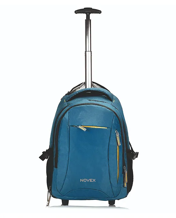 NOVEX Epistle Soft Sided Laptop Trolley Backpack with wheels