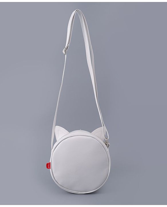 Babyhug  3D Applique Sling Bag - Off White