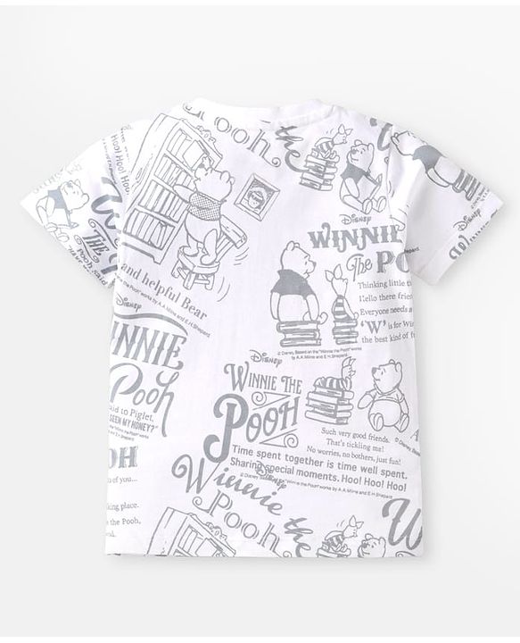 Babyhug Disney Single Jersey Knit Full Sleeves Shirt & Jeans Set With T-Shirt & Winnie The Pooh Graphics - Blue