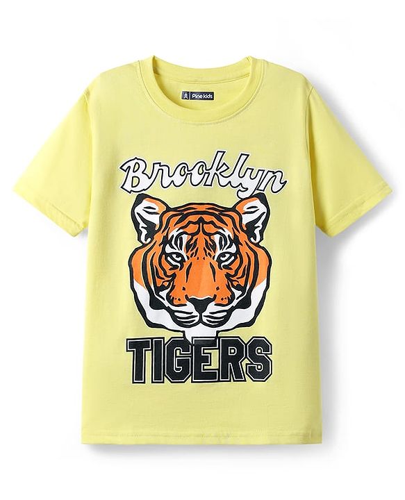 Pine Kids Cotton Knit Half Sleeves Printed T-Shirts Pack of 5 - Multicolor