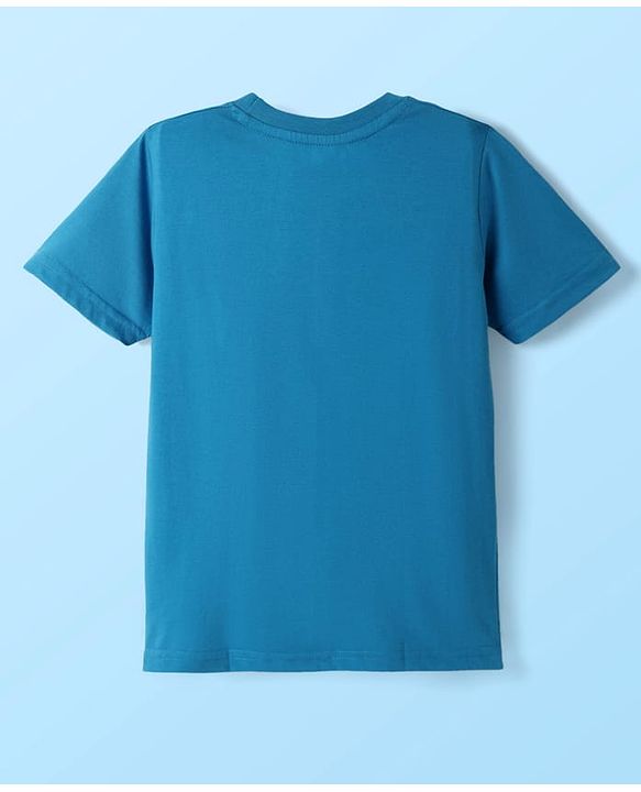 Pine Kids Cotton Knit Half Sleeves T-Shirts With Cool Dude Text Print Pack Of 5 - Red Yellow & Blue