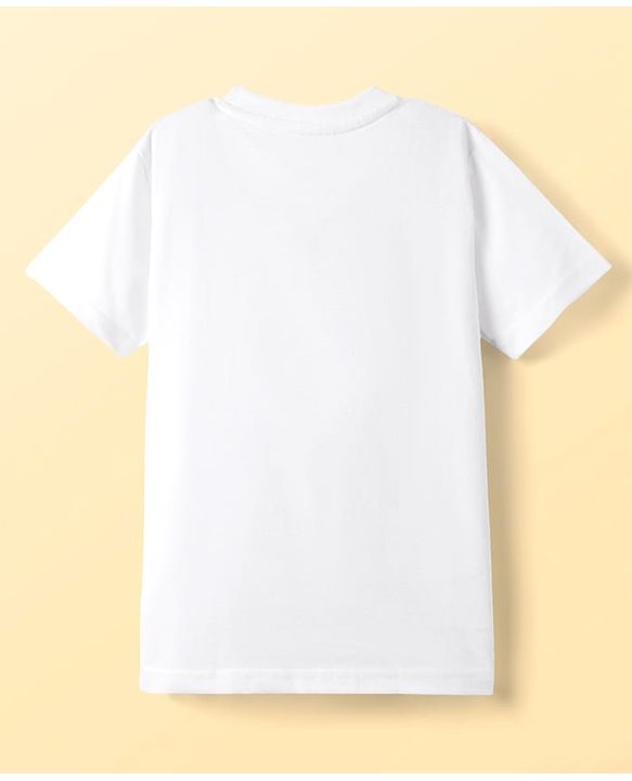 Pine Kids Cotton Knit Half Sleeves T-Shirts With Game Over Text Print Pack Of 5 - Red Light Green & White