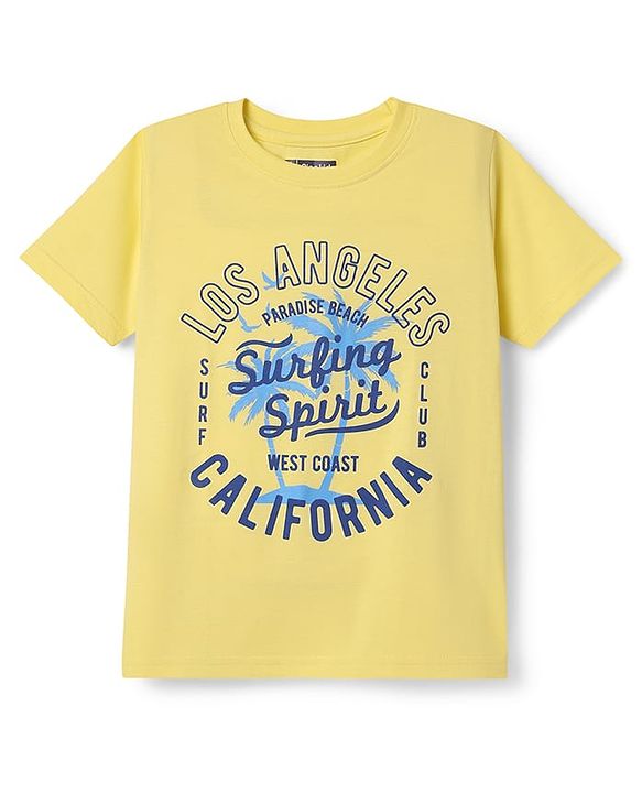 Pine Kids Cotton Knit Half Sleeves Printed T-Shirts Pack of 5 - Multicolor