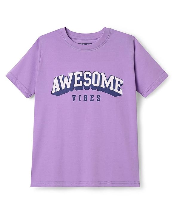 Pine Kids Cotton Knit Half Sleeves Printed T-Shirts Pack of 5 - Multicolor