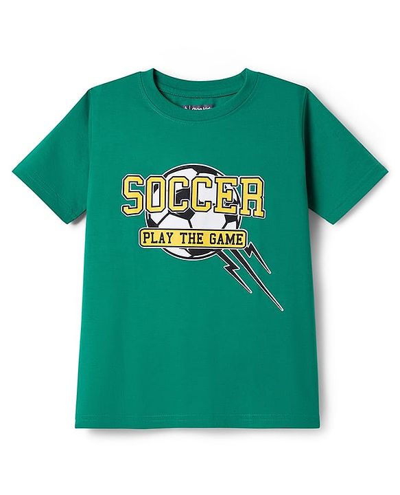 Pine Kids Cotton Knit Half Sleeves Printed T-Shirts Pack of 5 - Multicolor