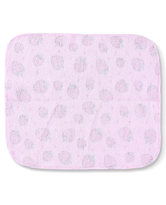 Babyhug Cotton Knit Wash Cloths With Floral & Fruit Print Pack of 6 L 27 x B 25 cm - Multicolour