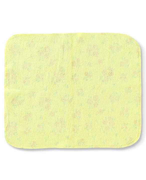 Babyhug Cotton Knit Wash Cloths With Floral & Fruit Print Pack of 6 L 27 x B 25 cm - Multicolour