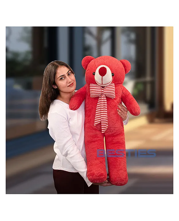 Besties Teddy Bear Soft Toy Red Height 90 cm Online India Buy Soft Toys for 3 8 Years at FirstCry 19241613