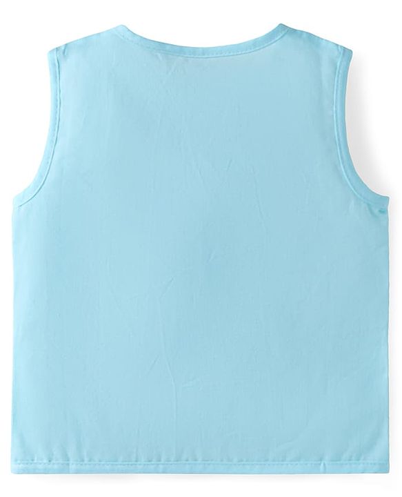 Babyhug Cambric Woven Sleeveless Jhablas with Animal Print Pack of 5 - Multicolor