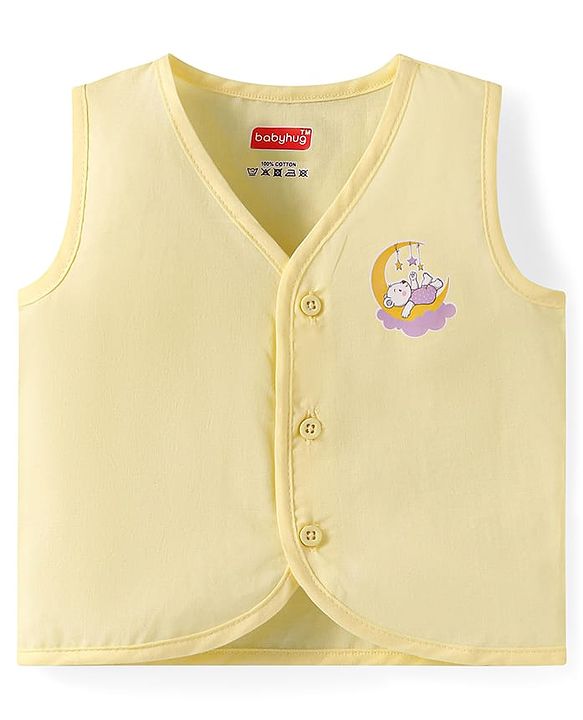 Babyhug Cambric Woven Sleeveless Jhablas with Animal Print Pack of 5 - Multicolor