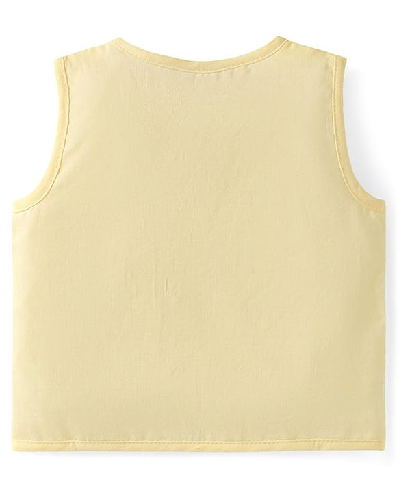 Babyhug Cambric Woven Sleeveless Jhablas with Animal Print Pack of 5 - Multicolor