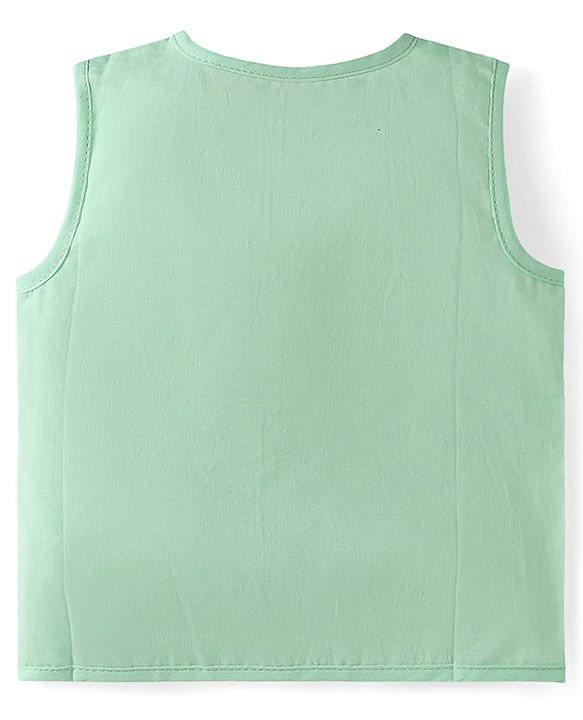 Babyhug Cambric Woven Sleeveless Jhablas with Animal Print Pack of 5 - Multicolor