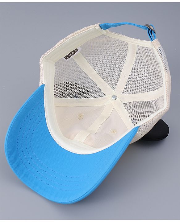 Babyhug Free Size Baseball Cap With Teddy Bear & Ear Applique - Pink