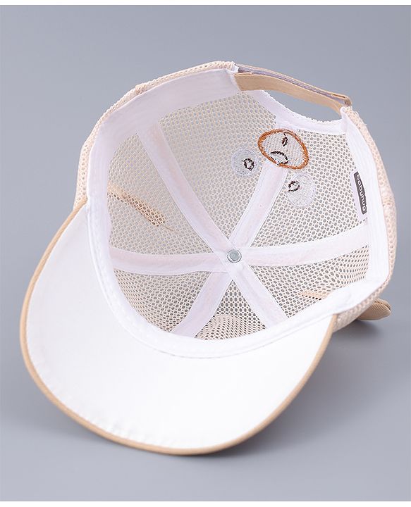 Babyhug Free Size Baseball Cap With Ear Applique - Pink