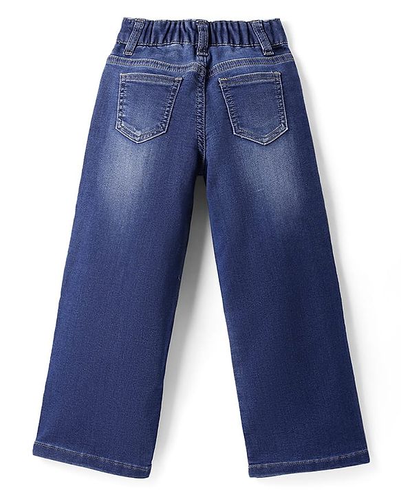 Pine Kids Full Length Washed Denim Jeans - Blue