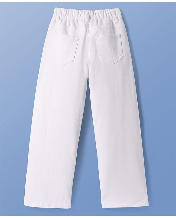 Pine Kids Full Length Washed Denim Jeans - Blue