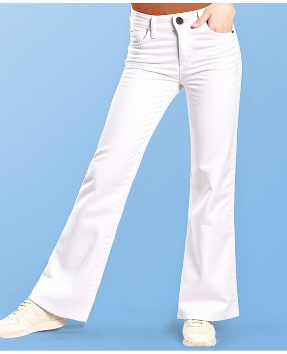 Pine Kids Full Length Washed Denim Jeans - Blue