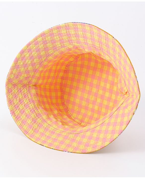 Babyhug Free Size Bucket Hat with Animal Print - Pink