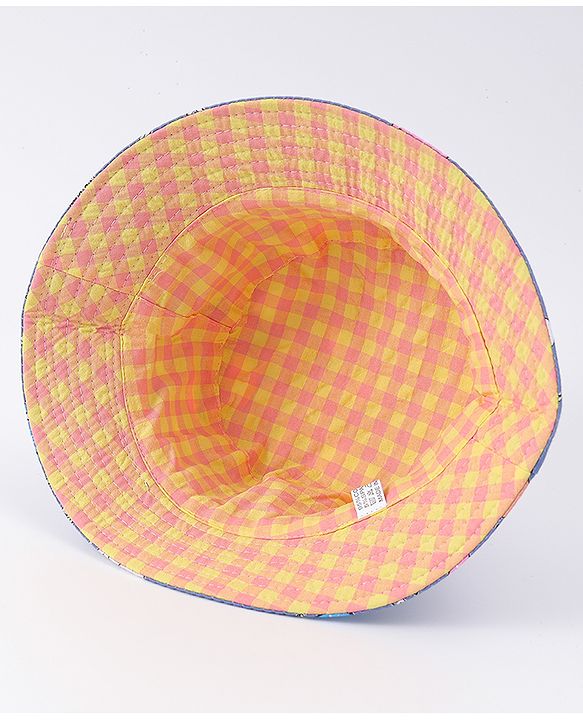 Babyhug Free Size Bucket Hat with Animal Print - Pink