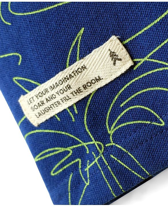 Pine Kids Cotton Knit Half Sleeves Polo T-Shirt with Beach Theme Print - Navy Blue