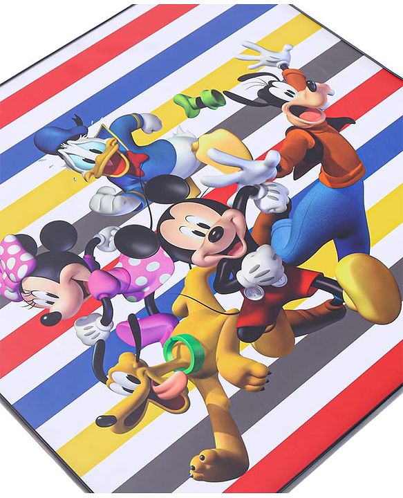 Babyhug Disney Mickey  Multipurpose Study Table with 2 Chairs - Yellow